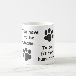 Menschlicher Mensch Kaffeetasse