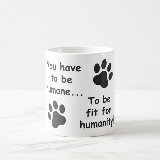 Menschlicher Mensch Kaffeetasse (Mittel)