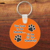 Menschlicher Mensch Schlüsselanhänger (Vorderseite)