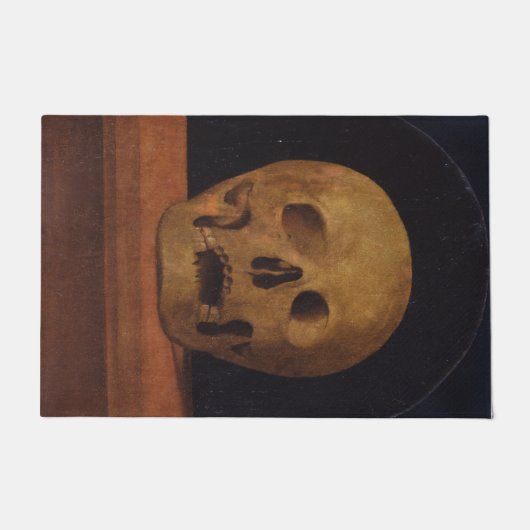 Menschlicher Schädel (von Mariotto Albertinelli) Fußmatte (Vorderseite)