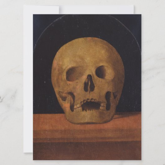 Menschlicher Schädel (von Mariotto Albertinelli) Karte (Vorderseite)