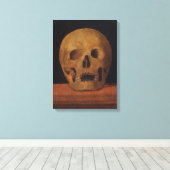 Menschlicher Schädel (von Mariotto Albertinelli) Leinwanddruck (Insitu (Holzboden))