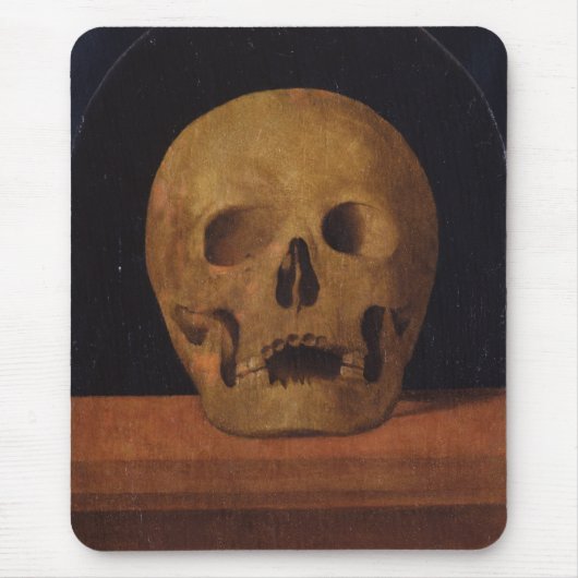 Menschlicher Schädel (von Mariotto Albertinelli) Mousepad (Vorne)