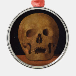 Menschlicher Schädel (von Mariotto Albertinelli) Ornament Aus Metall