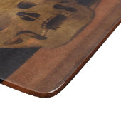 Menschlicher Schädel (von Mariotto Albertinelli) Schneidebrett (Ecke)