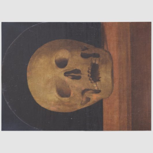 Menschlicher Schädel (von Mariotto Albertinelli) Seidenpapier (Vorderseite)