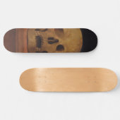 Menschlicher Schädel (von Mariotto Albertinelli) Skateboard (Horizontal)