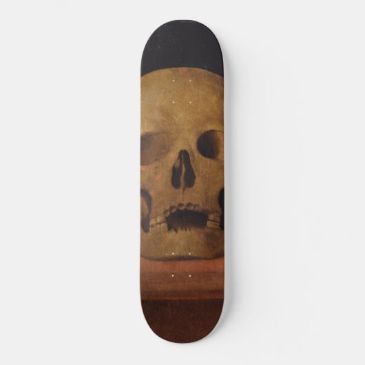 Menschlicher Schädel (von Mariotto Albertinelli) Skateboard (Vorderseite)