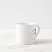 Menschlicher Typ Kaffee Espressotasse (Vorderseite Rechts)