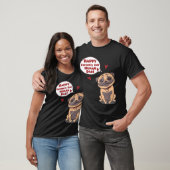 Menschlicher Vater Pug T-Shirt (Unisex)