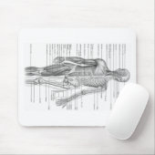 Menschliches Anatomie-Diagramm Mousepad (Mit Mouse)