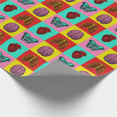 Menschliches Anatomie-Pop-Kunst-Verpackungs-Papier Geschenkpapier (Ecke)