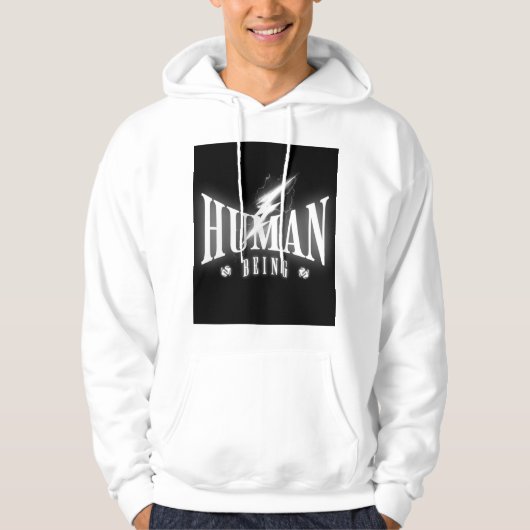 Menschliches Design Hoodie (Vorderseite)