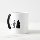 Menschliches Evolution_11 Verwandlungstasse (Vorderseite Links)