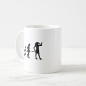 Menschliches Evolution_12 Kaffeetasse (Vorderseite Links)