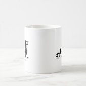Menschliches Evolution_12 Kaffeetasse (Mittel)