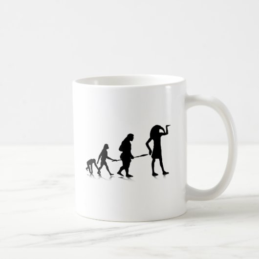 Menschliches Evolution_12 Kaffeetasse (Rechts)