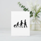 Menschliches Evolution_8 Postkarte (Stehend Vorderseite)