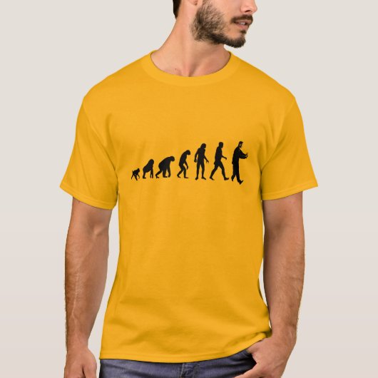Menschliches Evolutiontai-Chi T-Shirt (Vorderseite)