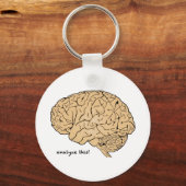 Menschliches Gehirn: Analysieren Sie das! Schlüsselanhänger (Vorderseite)