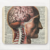 Menschliches Gehirn-Anatomie Mousepad (Vorne)