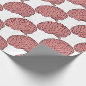 Menschliches Gehirn Geschenkpapier (Ecke)