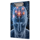 menschliches Gehirn Klemmbrett (Links)