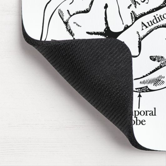 Menschliches Gehirn Mousepad (Ecke)
