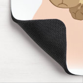 Menschliches Gehirn Mousepad (Ecke)