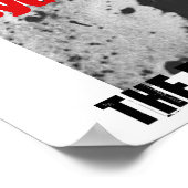 Menschliches Gesicht auf dem Planeten Mars Poster (Ecke)