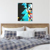 Menschliches Gesicht Leinwanddruck (Insitu (Schlafzimmer))