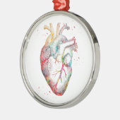 Menschliches Herz Ornament Aus Metall (Links)