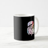 Menschliches internes Organsystem Anatomie Art Dig Kaffeetasse (VorderseiteRechts)