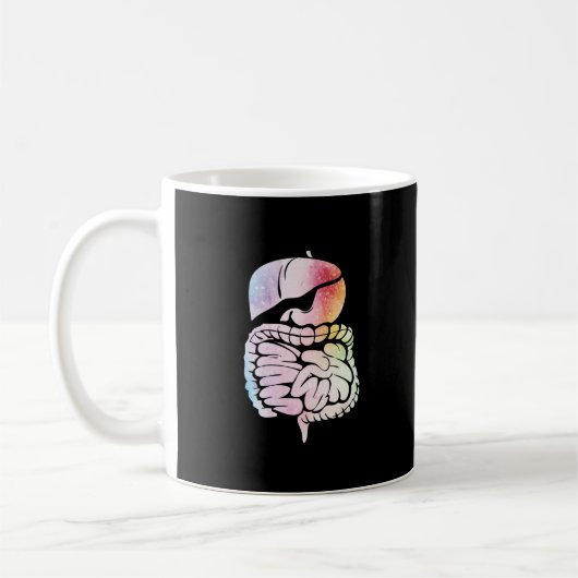 Menschliches internes Organsystem Anatomie Art Dig Kaffeetasse (Links)