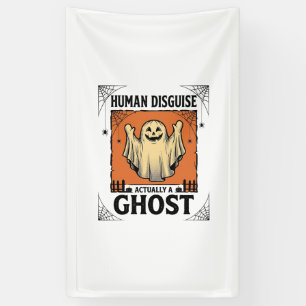 Menschliches Kostüm Gespenst Vintage Halloween Hum Banner