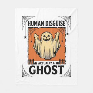 Menschliches Kostüm Gespenst Vintage Halloween Hum Fleecedecke