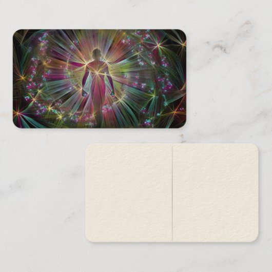 Menschliches Licht Visitenkarte (Vorne/Hinten)