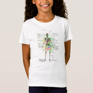 Menschliches männliches Skeleton T-Stück T-Shirt