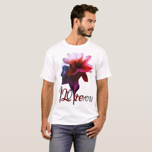 Menschliches Petal-Blume-Design einzigartig für - T-Shirt