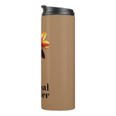 Menschliches Petal-Blume-Design einzigartig für - Thermosbecher (Nach rechts gedreht)