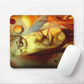 menschliches Portrait Mousepad (Mit Mouse)