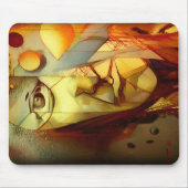 menschliches Portrait Mousepad (Vorne)