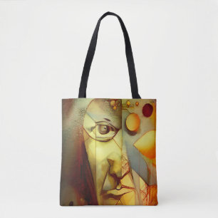 menschliches Portrait Tasche