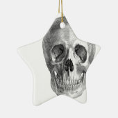 Menschliches Schädelanatomie-Skizzezeichnen Keramikornament (Rechts)