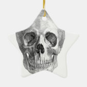 Menschliches Schädelanatomie-Skizzezeichnen Keramikornament (Hinten)