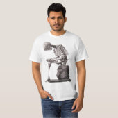 Menschliches Skelett Anatomische Kunst T-Shirt (Vorne ganz)