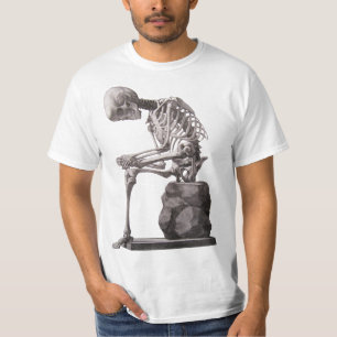 Menschliches Skelett Anatomische Kunst T-Shirt