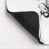Menschliches Skelett Mousepad (Ecke)
