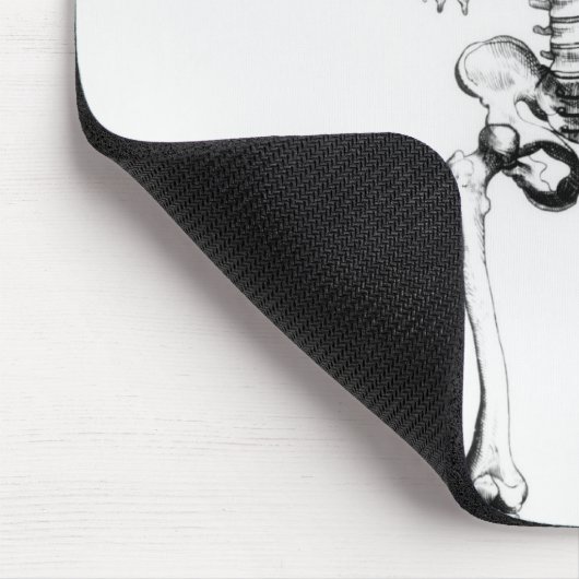 Menschliches Skelett Mousepad (Ecke)