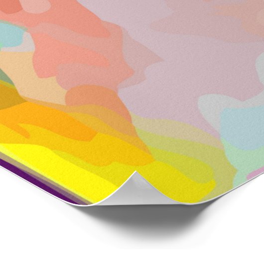 Menschliches Skelett Skull erforscht Abstrakte Kun Poster (Ecke)